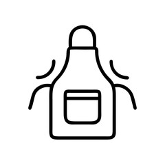 Bakery Apron Cooking Wear Icon Design