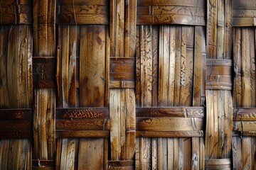 woven bamboo background