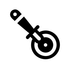 Pasta Cutter Wheel Kitchen Tool Icon Design