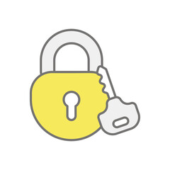 Password Recovery icon vector stock illustration