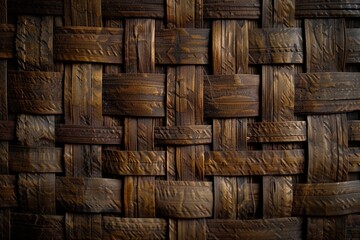 woven bamboo background