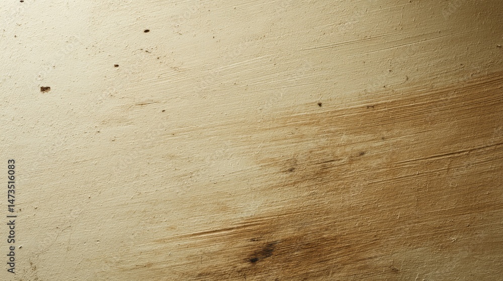 Aufkleber a light beige wall presents a textured surface, featuring scratches and soft gradients that create a
