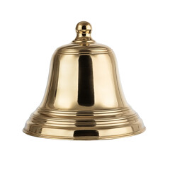 A golden bell with a polished surface