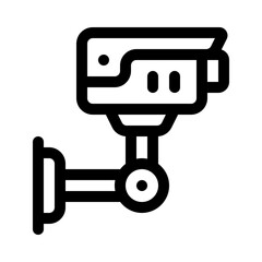 Cctv Line Icon. Single icon, line vector icon