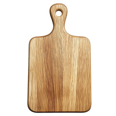 Wooden Cutting Board Natural Grain Texture  isolated on a transparent background