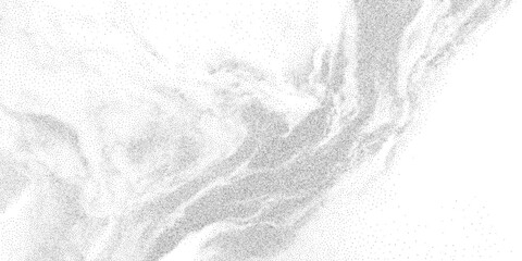 Organic grain pattern with flowing soft dust and stipple distortion. Rippled texture in monochrome abstraction. Vector illustration