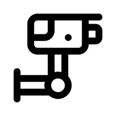 Cctv Simple Line Icon. Single icon, line vector icon