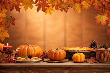 Festive Thanksgiving Dinner Table
