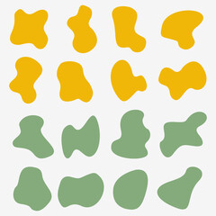 Abstract Organic Blob Collection