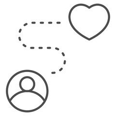 Customer Journey  Icon Element For Design