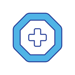 Obraz premium Emergency Support icon vector stock illustration