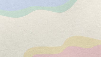 Obraz premium Abstract Color Palette: A gentle, pastel-colored composition with soft, flowing shapes creates a tranquil and inviting atmosphere.