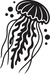 “Jellyfish Vector Bundle | Ocean Animal SVG, Marine Life Clipart & Underwater Art for Crafts & Design”