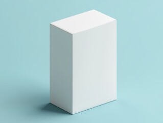 Blank white rectangular box