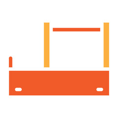 Beekeeping Toolbox Vector Glyph Two Colors Icon Design