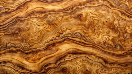 Natural wood grain with striped burl pattern