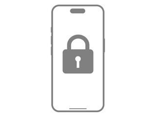スマホのセキュリティーのアイコン・マーク