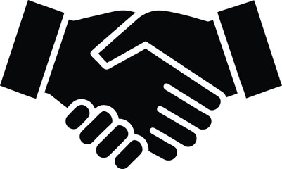 handshake partnership icon vector illustration