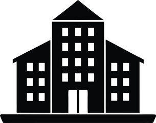 hotel building icon vector illustration