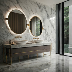 modern bathroom interior
