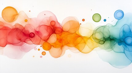 Vibrant Abstract Representation of Thermodynamics and Chaos Concepts