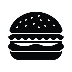menu hamburger black silhouette 