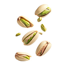 falling pistachio nuts
