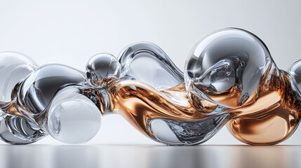 Two isolated silver rings, possibly transparent medical objects