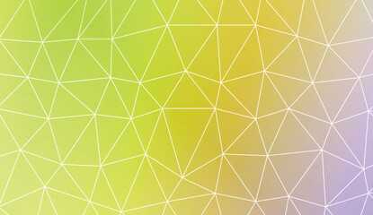Modern elegant background with polygonal elements. Template for wallpaper, interior design, decoration, scrapbooking page. Vector illustration. Light Gradient Abstract Background.