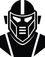 Robot AI Face Logo Icon Vector Illustration