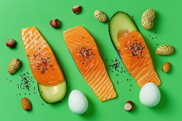 Healthy Salmon and Avocado Bites