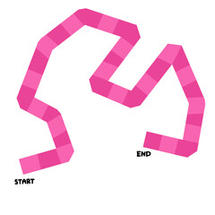 Blank Game Board Tile Path Template