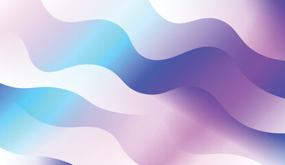 Wavy Background. For Design Flyer, Banner, Landing Page. Vector Illustration with Color Gradient.