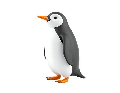 3D Cartoon Penguin