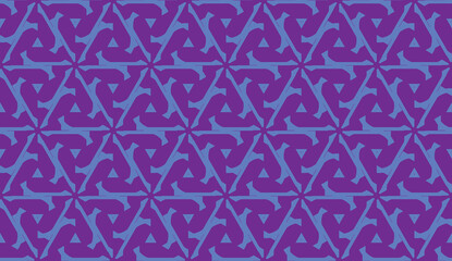 Curved line in triangles style. Vector illustration. Decorative design for For interior wallpaper, smart design, fashion print