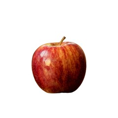Red Apple Isolated on Transparent Background
