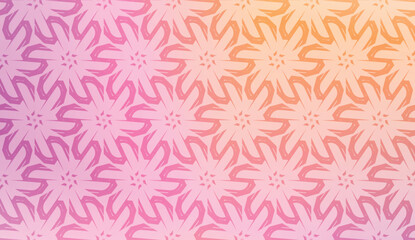 Smart background with decorative geometric layot. Vector illustration. Gradient color