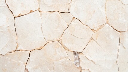 Cracked dry rocky quartz stone background for use in artistic or design projects.