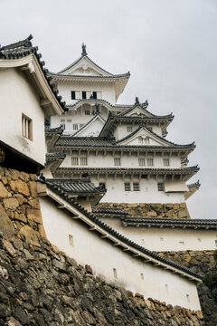 Himeji castle ornate and decorative historic landmark