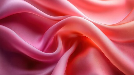 Obraz premium Smooth silk drapery with peaceful wave folds
