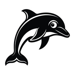 Obraz premium Dolphin Animal Soccer Football Sports Team Mascot on white background