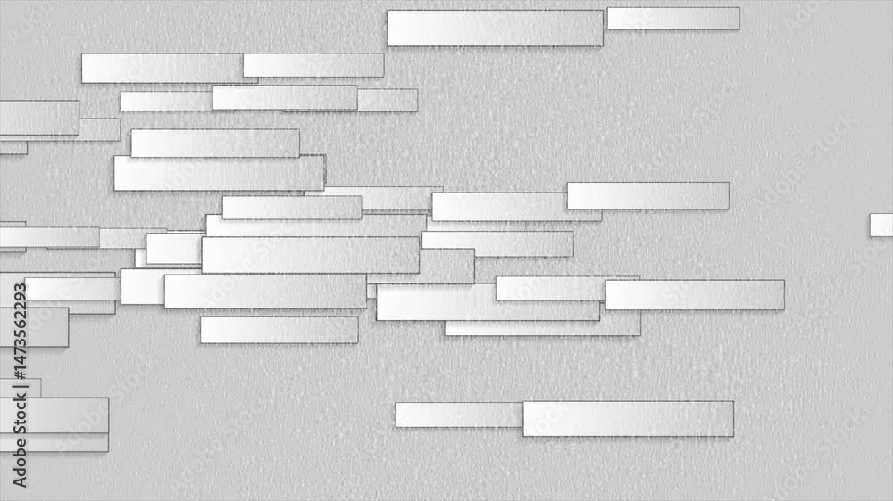 Poster white grey grunge grainy geometric tech abstract background. seamless looping minimal motion design.