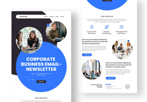 Business Email Newsletter Template