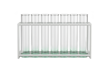 Experimenting with chemical reactions in test tubes science laboratory image series clean environment close-up viewpoint educational concept