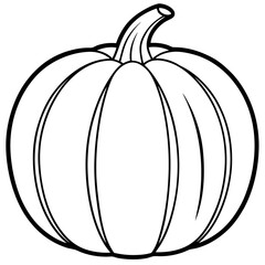 Stylized Pumpkin Vector Illustration