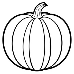 Stylized Pumpkin Vector Illustration
