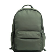 Naklejka premium A stylish and functional olive-green backpack, ready for any adventure or daily use