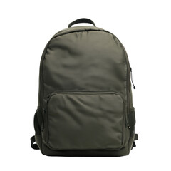 A stylish and practical olive-green backpack, perfect for everyday use and outdoor adventures. It offers ample storage space and durability