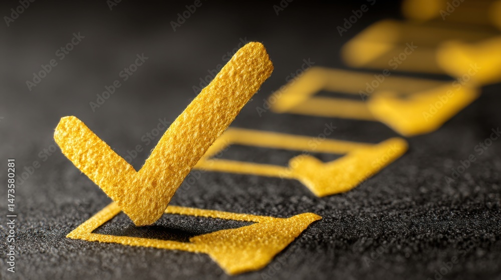 Poster align to delivery icon concept depicting synchronization of work activities to achieve output goals 