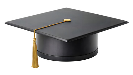 Black Graduation Cap with Gold Tassel: A Symbol of Academic Achievement